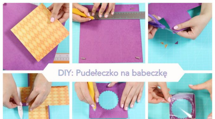 Pudełeczko z okienkiem na jedną babeczkę Pudełeczko z okienkiem na jedną babeczkę