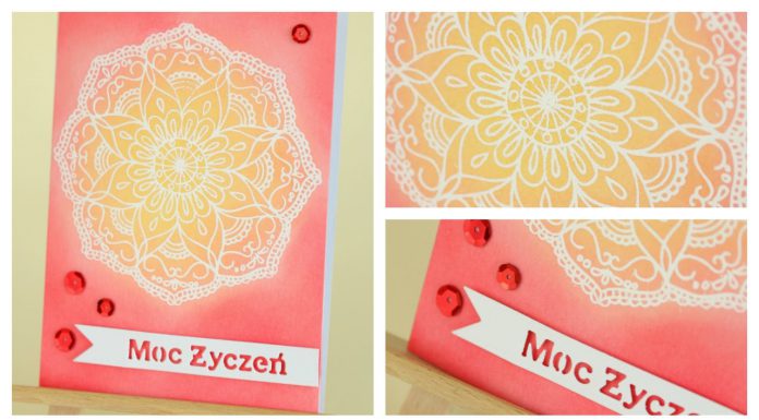 Kartka z mandalą