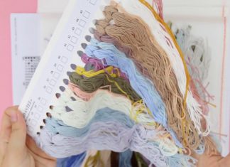 Otwieramy zestaw do haftu firmy Dantel